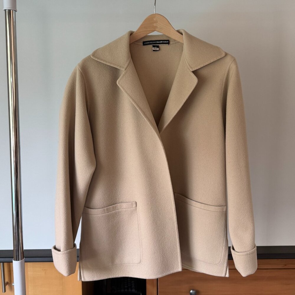 Linda Allard Ellen Tracy Wool Coat